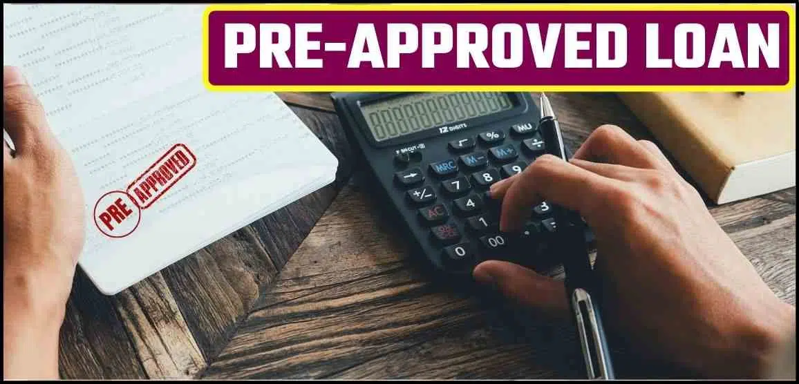 pre-approved loan information